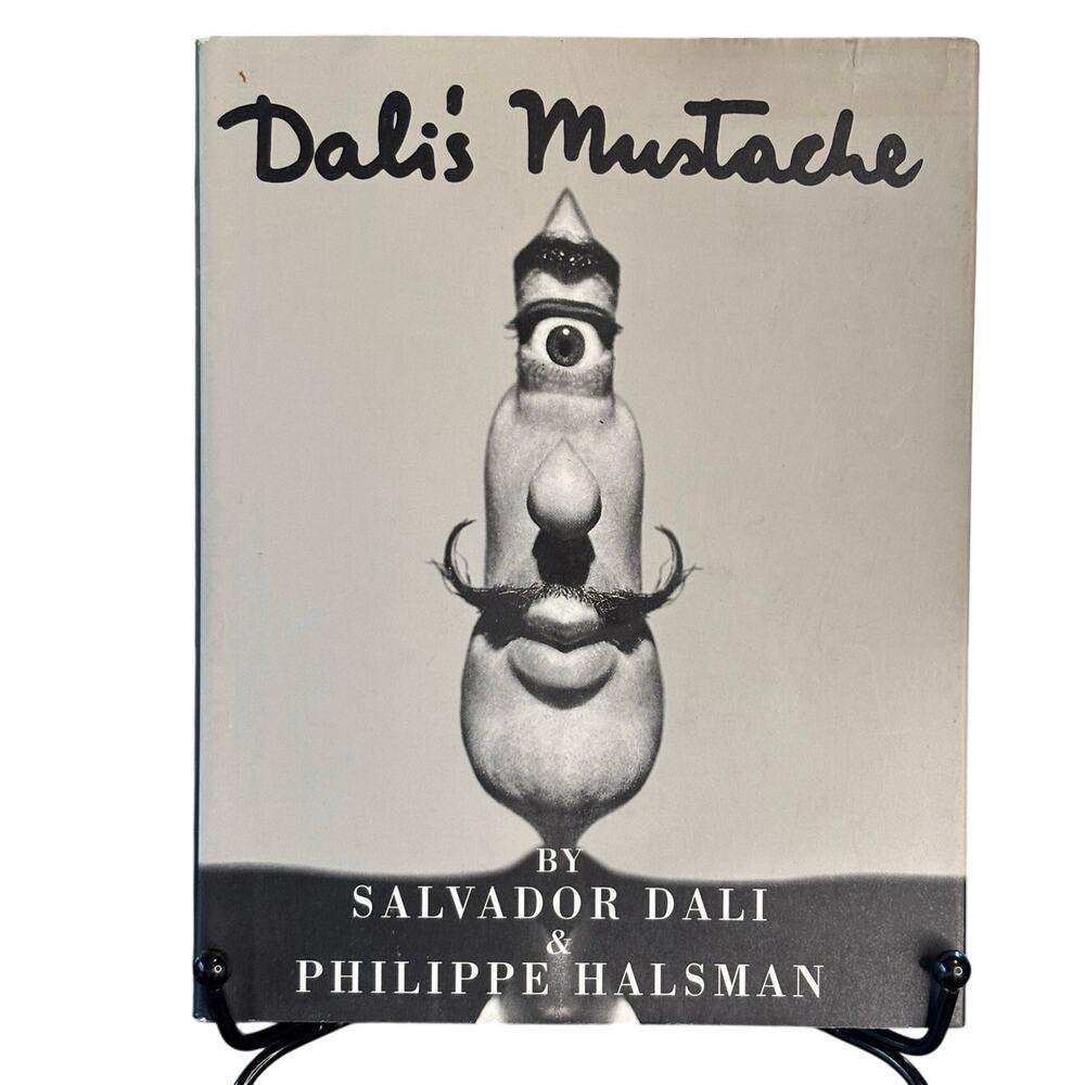Vintage 1994 Dali's Mustache Book by Salvador Dali & P. Halsman, HCDJ